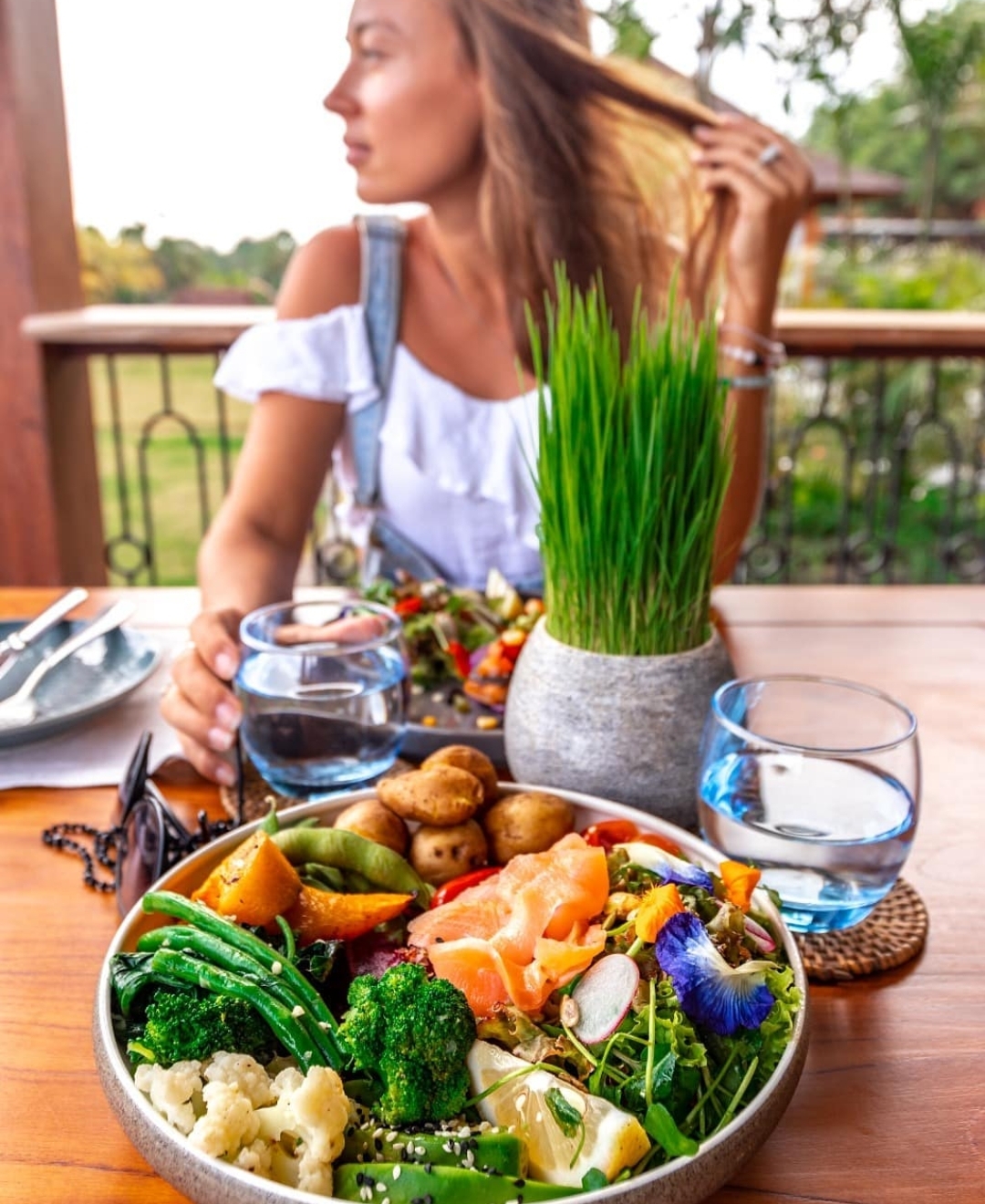 TREND: Trend healthy lifestyle menjadi konsep Pistachio Ubud Restaurant dalam menyajikan menu makanan.