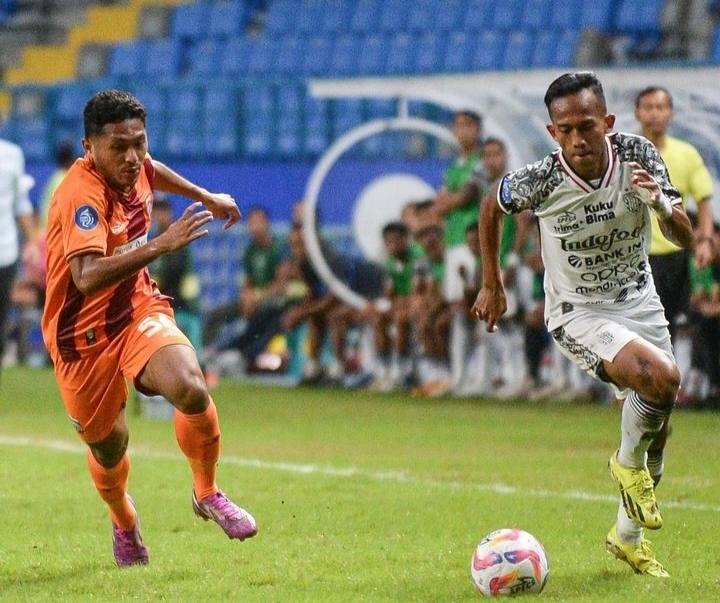 Bali United vs Borneo FC dalam lanjutan Liga 1 Indonesia pekan ke-3 di Stadion Batakan, Senin 27 Agustus 2024.