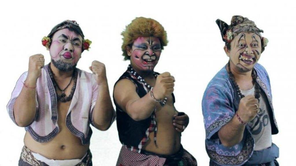 Sokir, Sengap, dan Tompel, anggota grup bondres Celekontong Mas