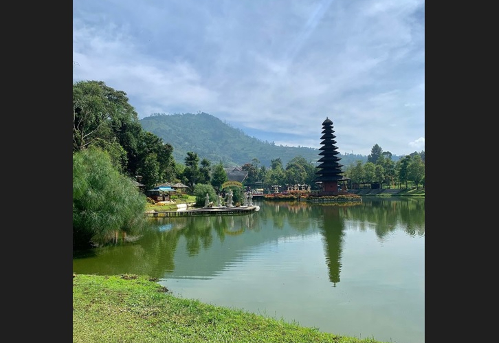 Taman Lembah di Lembang menawarkan suasana mirip dengan Bali