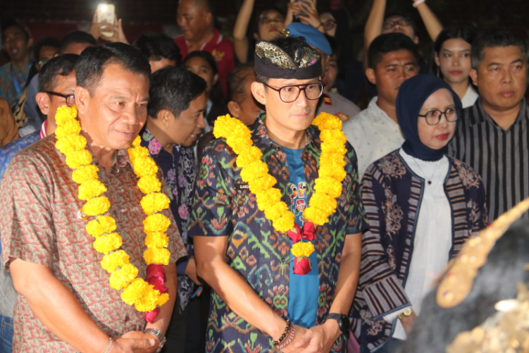 Kunjungan Menteri Pariwisata dan Ekonomi Kreatif, Sandiaga Salahuddin Uno ke Buleleng