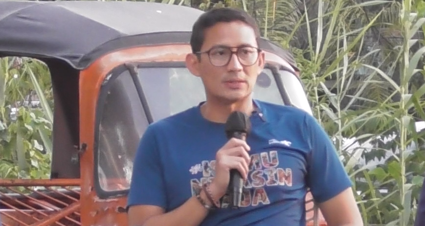 Menteri Pariwisata dan Ekonomi Kreatif (Menparekraf) Sandiaga Salahhudin Uno saat kunjungan ke Buleleng, Bali pada Jumat (30/8/2024).