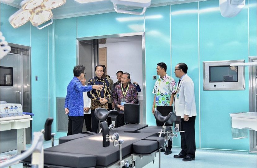 RESMI: Presiden Republik Indonesia, Joko Widodo, meresmikan Gedung Pelayanan Kesehatan Ibu dan Anak RS Prof Ngoerah pada Senin (2/9)