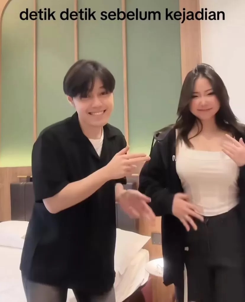 collab ngonten bareng Teguh Suwandi dengan Msbreewc di hotel (Instagram @teguh.suwandi)