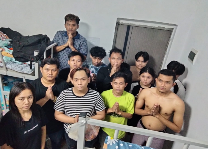 MEMPRIHATINKAN : Kondisi para PMI yang diduga menjadi korban perdagangan orang di Myanmar.