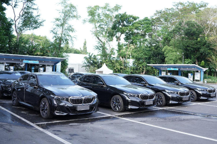 Kendaraan listrik yang disediakan untuk mendukung HLF MSP 2024