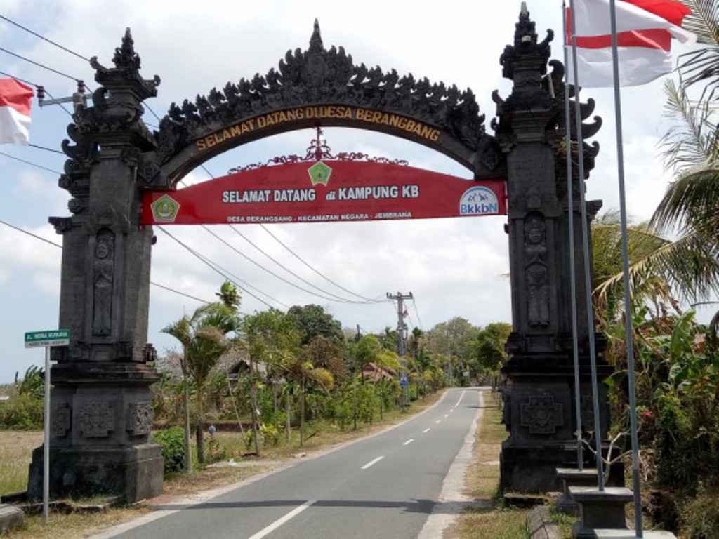 Desa Berangbang, Kecamata Negara, Kabupaten Jembrana, Bali.