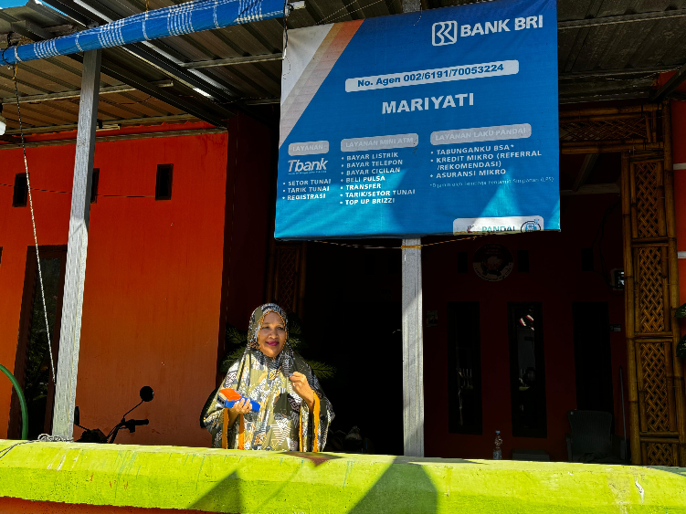 AgenBRILink &lsquo;Mariyati Daeng Ngintang&rsquo; dari Pulau Lae-lae Makassar