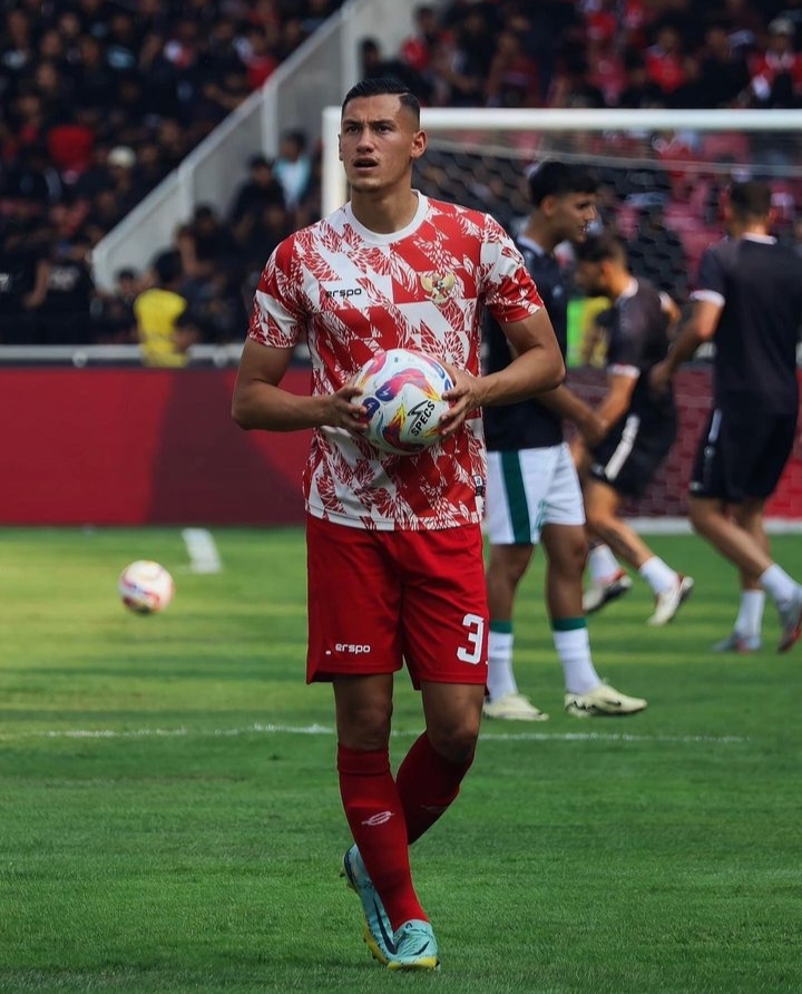 MEROKET: Bek Timnas Indonesia dan juga Venezia FC, Jay Idzes, salah satu dari punggawa Skuad Garuda yang market valuenya meroket.
