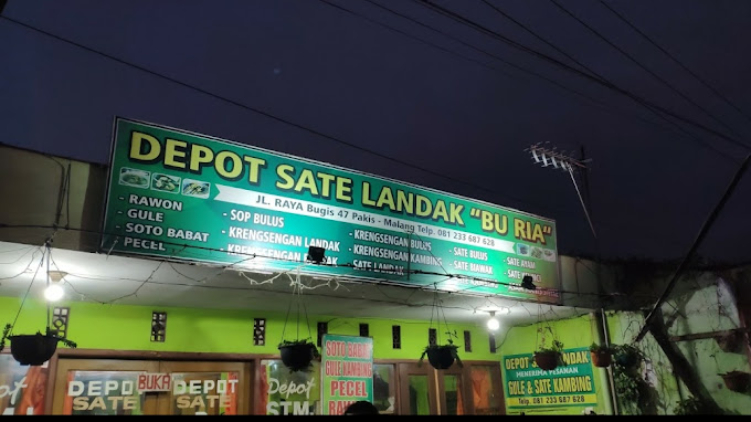 Depot Sate Landak bu Ria di Malang menjual kuliner ekstrim