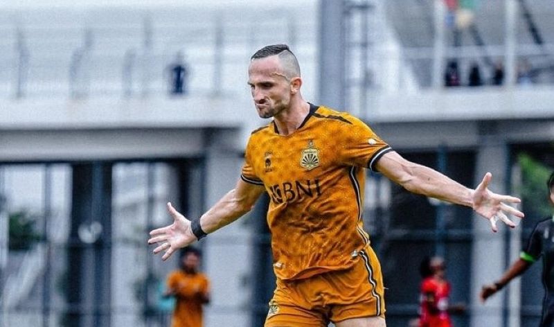 Ilija Spasojevic yang merupakan mantan striker Bali United menjadi pahlawan kemenangan Bhayangkara Presisi FC atas Persipa Pati di pekan pertama Liga 2 2024/2025.