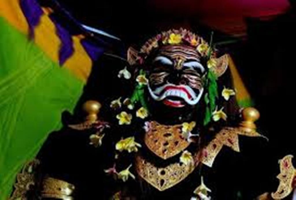 SOSOK: (Ilustrasi) Ratu Gede Mecaling diyakini sosok hitam, tinggi besar dan bertaring sebagai dewa dari balian, wong samar dan bebhutan.