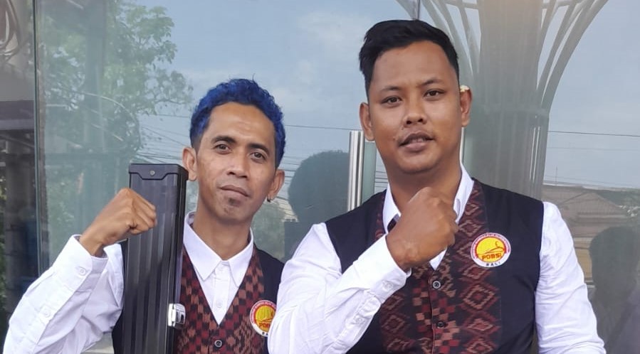 I Putu Edy Wirawan alias Kingkong (kiri) bersama I Kadek Putra alias Patkay berhasil melaju ke babak final Snooker 6 Reds Double Putra di PON XXI/2024.
