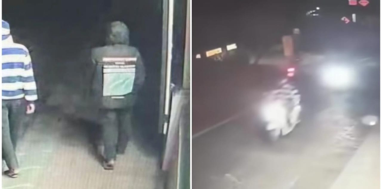 Dua pelaku terekam CCTV curi motor di Kerobokan