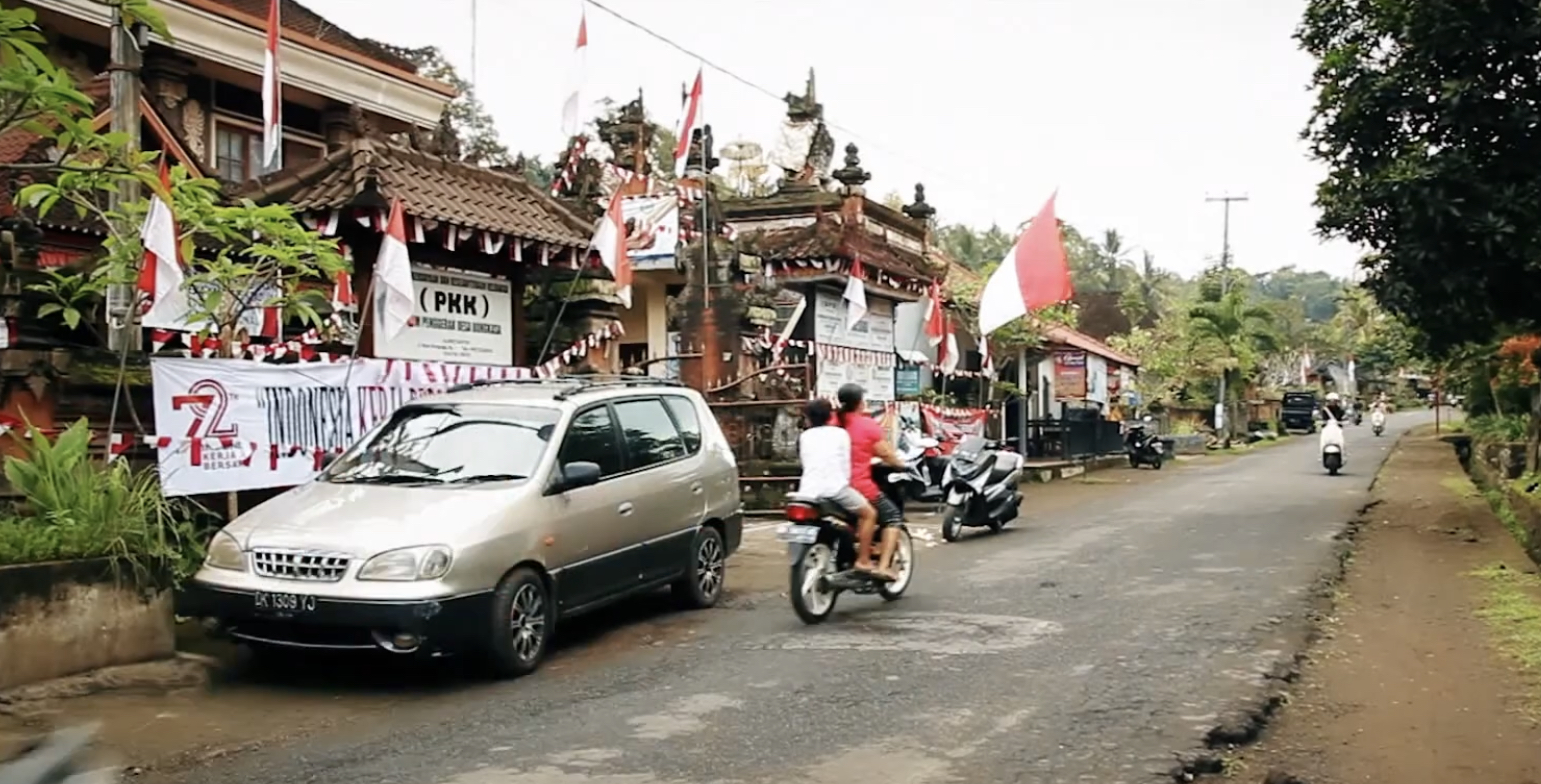 Salah satu sudut Desa Bongkasa, Kecamatan Abiansemal, Kabupaten Badung.