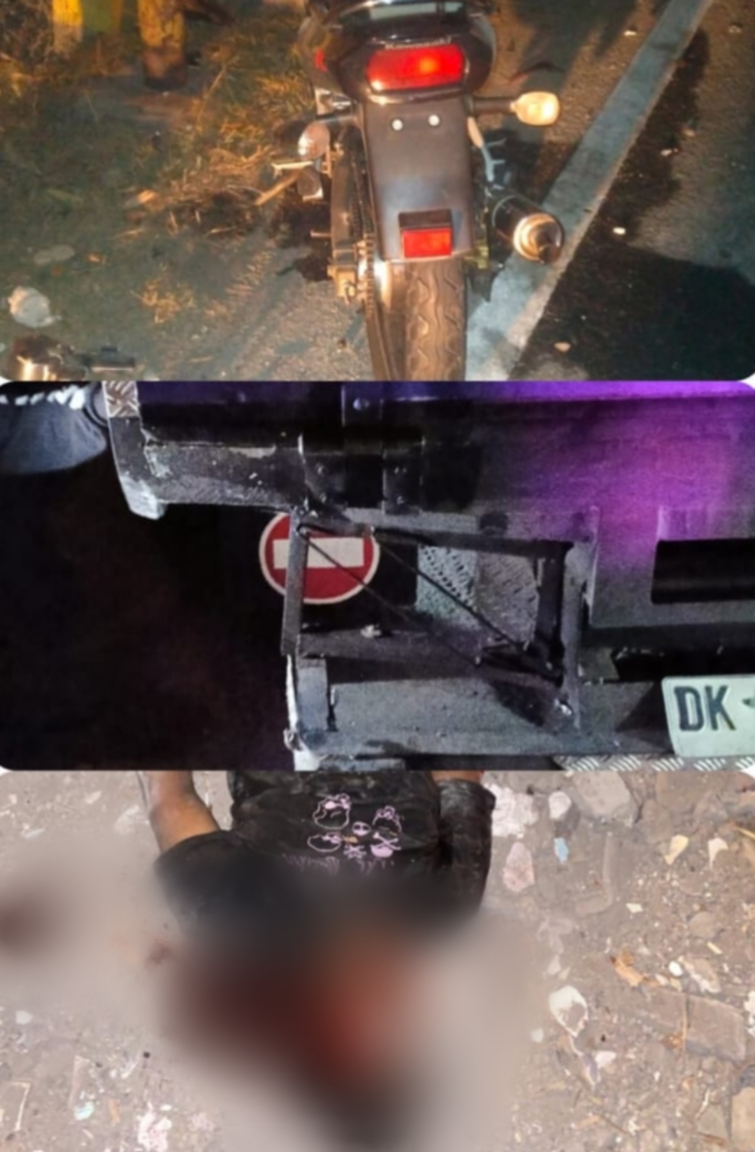 Nahas: Novi Andika tewas seketika di Jalan Bypass Ngurah Rai.