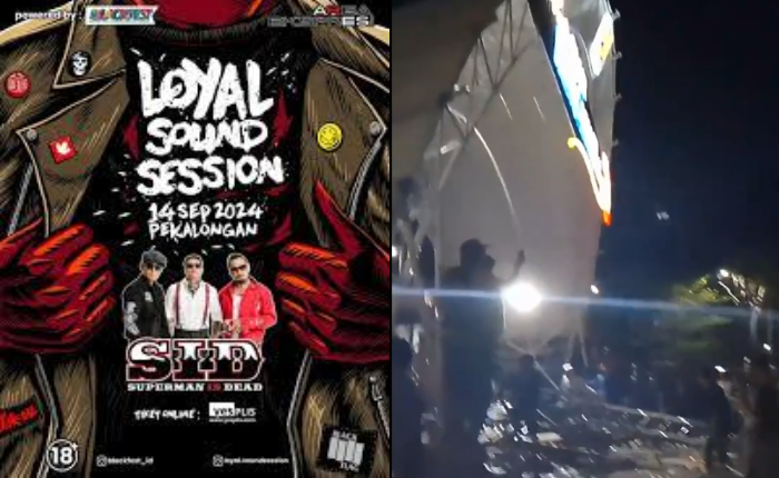 Konser Superman is Dead (SID) di Pekalongan berakhir ricuh