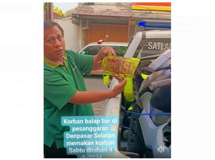 Beredar detik-detik evakuasi kecelakaan tragis di Denpasar