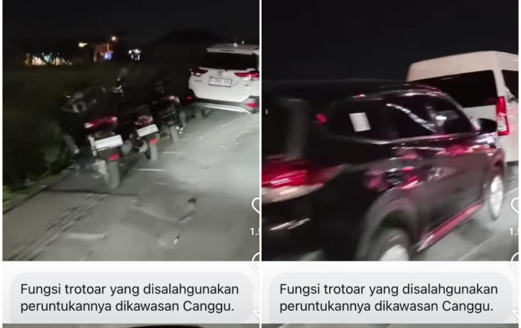 Viral video keluhan warga karena trotoar disalahfungsikan
