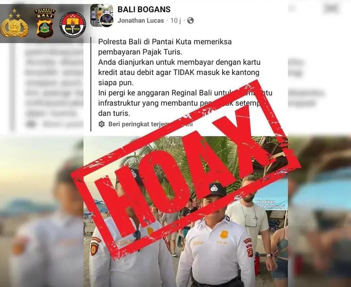 Polresta Denpasar berikan klarifikasi terkait unggahan pungutan turis asing di Pantai Kuta
