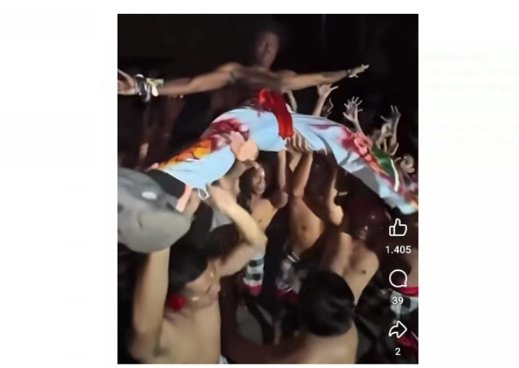 Youtuber IShowSpeed kini sedang berkunjung ke Bali