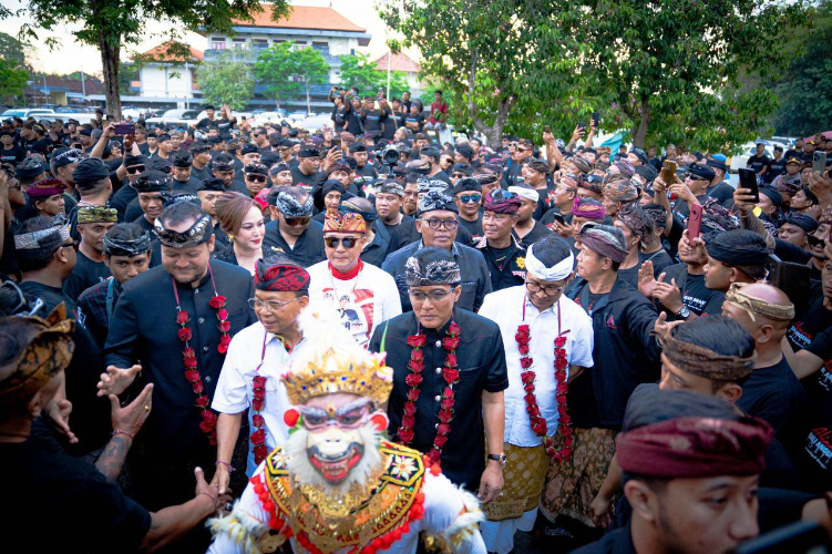 Aliansi Bali Angunggah Shanti yang akan memenangkan Paslon Koster-Giri dan Adicipta, Kamis (19/9)
