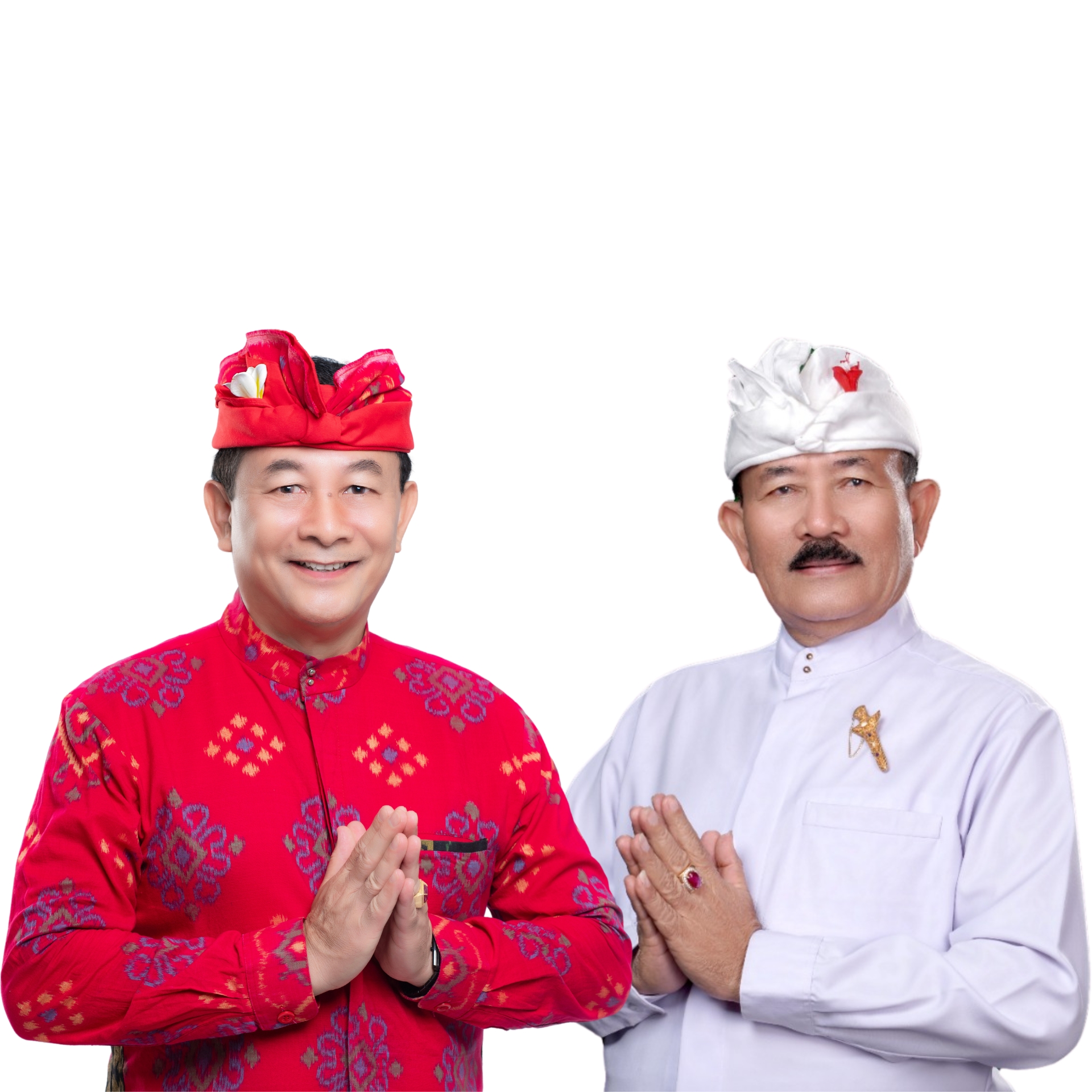 Bupati Karangasem I Gede Dana bersama Wakil Bupati Karangasem I Wayan Artha Dipa mengucapkan selamat Hari Raya Galungan dan Kuningan kepada seluruh umat Hindu di Kabupaten Karangasem Jumat (20/9).