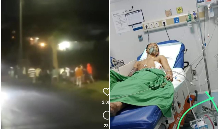 Video mencekam keributan di Taman Pancing viral di media sosial