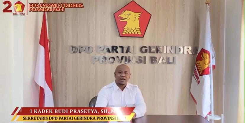 Sekretaris Dewan Pimpinan Daerah (DPD) Partai Gerindra Bali yang juga tim pemenangan Made Muliawan Arya dan Putu Agus Suradnyana (Mulia-PAS), I Kadek Budi Prasetya