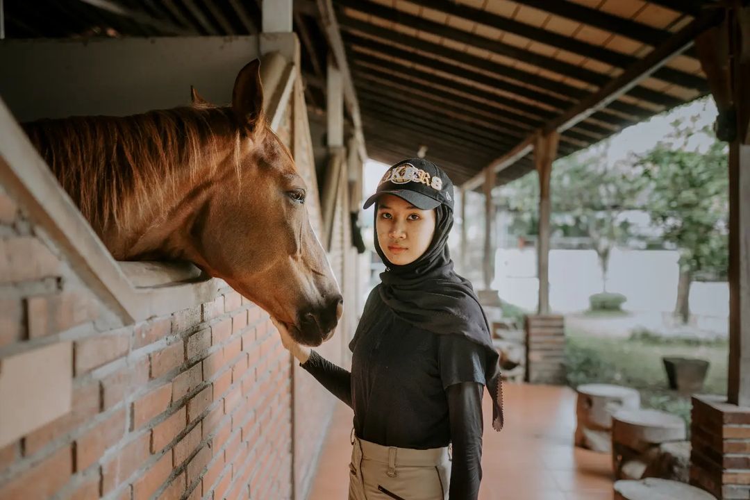 Wisata berkuda di Santosa Park Semarang