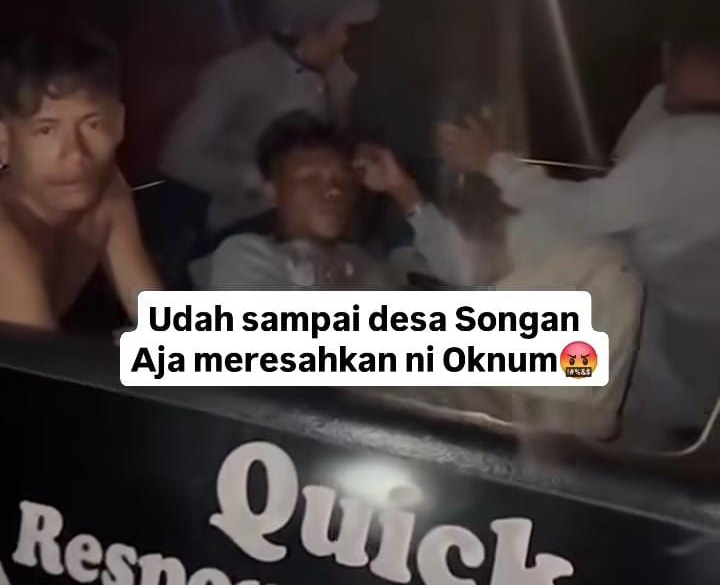 Warga Songan Kintamani angkut oknum NTT yang diduga berulah