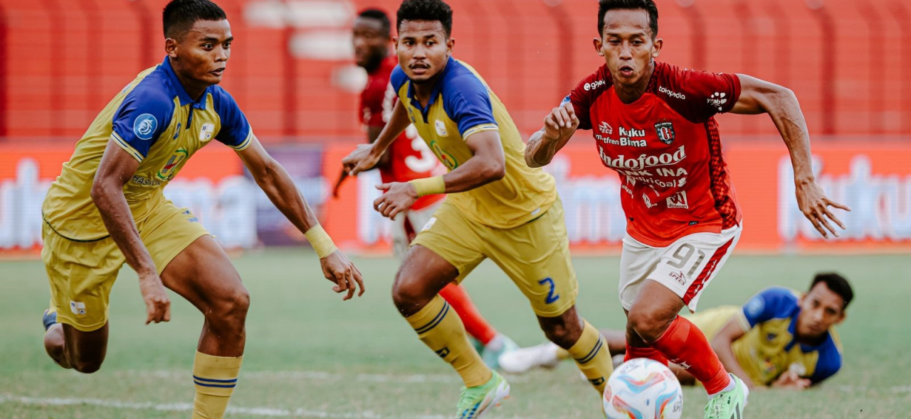 Pertemuan terakhir Bali United vs Barito Putera di Liga 1 musim 2023/2024 lalu dengan kekalahan 3-4.&nbsp;