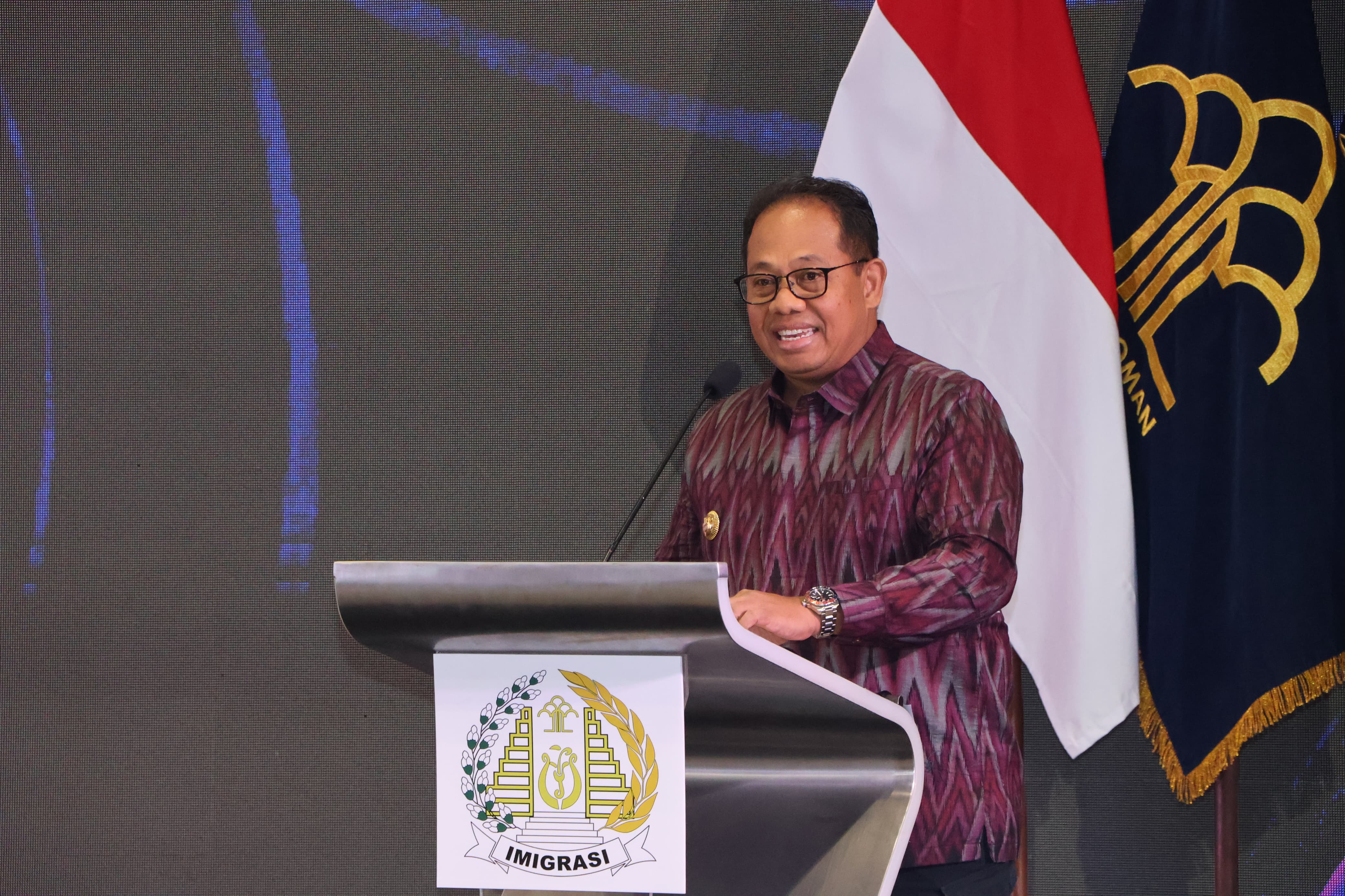 FASILITAS BARU: Peluncuran Autogate TPI di Bandara Internasional I Gusti Ngurah Rai, Westin Hotel Nusa Dua, Selasa (1/10).