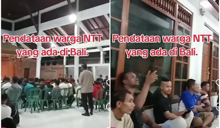Beredar video pertemuan warga NTT dan aparat di Benoa
