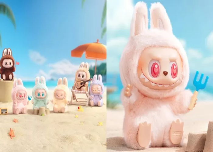 Ilustrasi boneka labubu