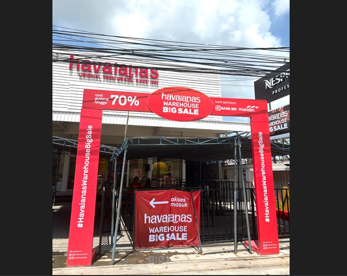 Havaianas kembali menghadirkan acara tahunan yang telah dinanti-nanti, Havaianas Warehouse Big Sale