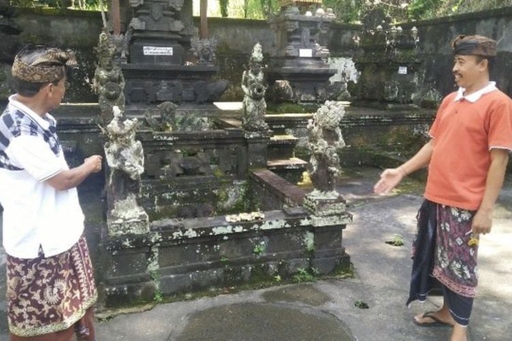 Pura Tirta Celempung di Desa Adat Besang Kawan Tohjiwa, Klungkung, Bali.
