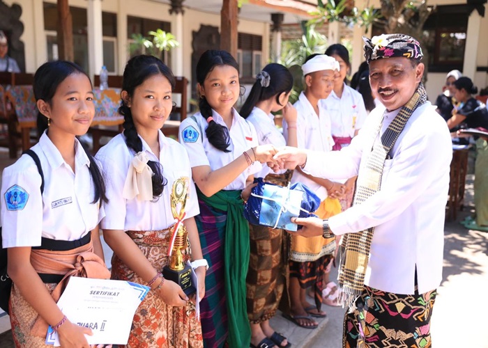 Lomba Cerdas Cermat Konservasi yang berlangsung di SD Negeri 1 Lembongan, Kecamatan Nusa Penida, Kamis (10/10/2024)