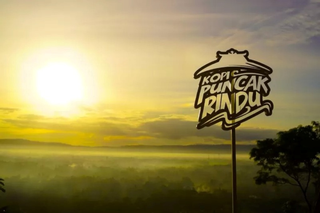 NGOPI: Kopi Puncak Rindu di di Kedung, Guwosari, Kecamatan Pajangan, Bantul tawarkan sensasi mirip tempat ngopi di kawasan glamping Kintamani Bali.