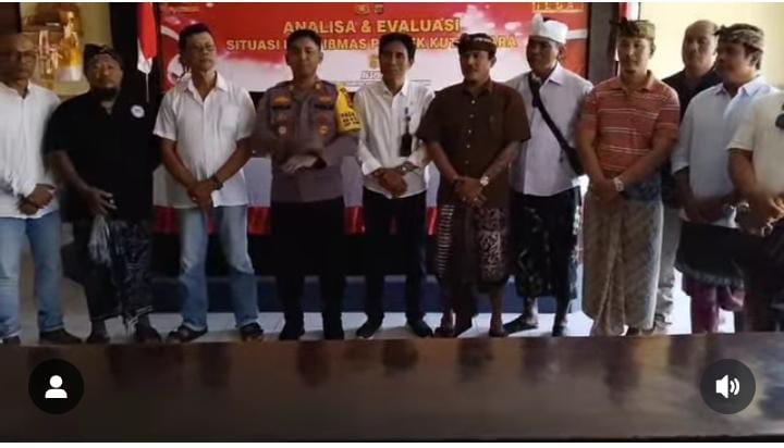 Polsek Kuta memfasilitasi pertemuan antara krama adat Tegal Gundul dan Manajemen Finns Beach Club