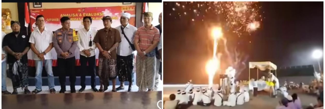 Polsek Kuta memfasilitasi pertemuan antara krama adat Tegal Gundul dan Manajemen Finns Beach Club