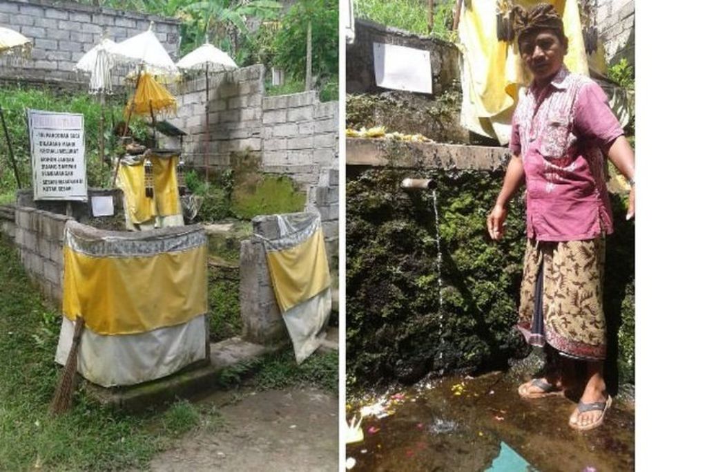 Pancoran Kelangu, sebuah pancoran kecil di Banjar Wanayu, Desa Bedulu, Gianyar