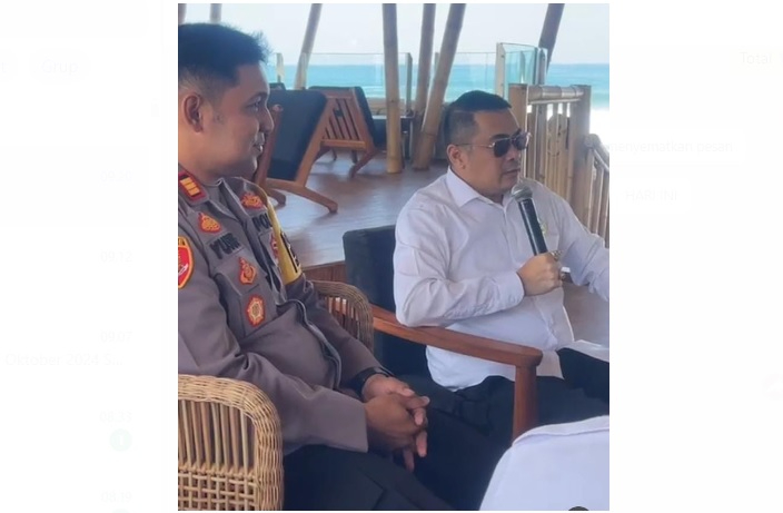 Arya Wedakarna menggelar pertemuan dengan Manajemen Finns Beach Club
