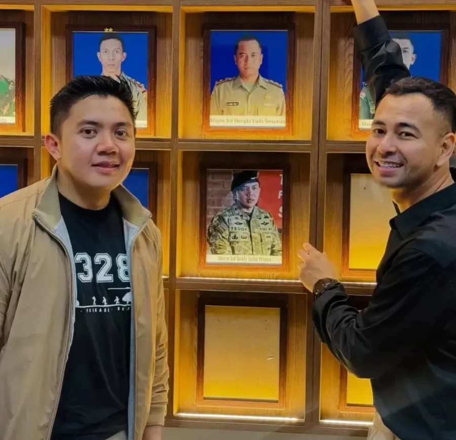 Raffi Ahmad dan Mayor Teddy (Instagram.com/@masted_mayted_)