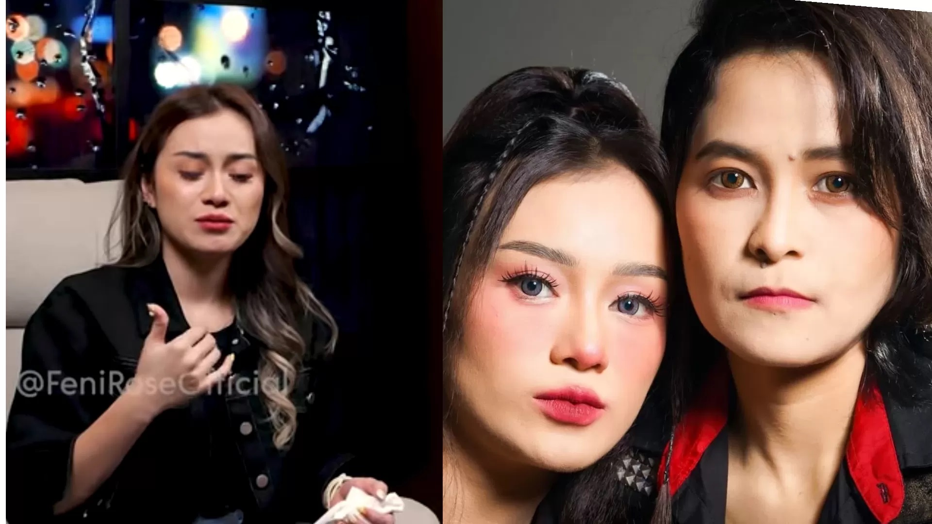 Dara The Virgin menangis dimaki adik sendiri (Tangkap Layar YouTube.com/@fennyroseofficial)
