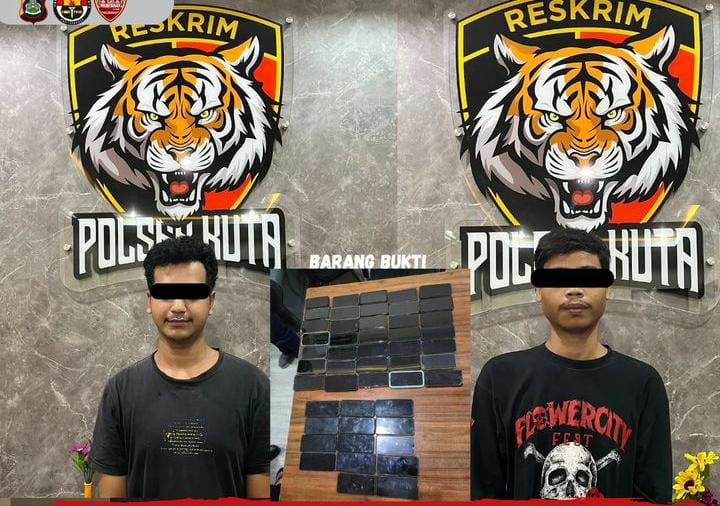 Dua pelaku komplotan copet berhasil diamankan Polsek Kuta