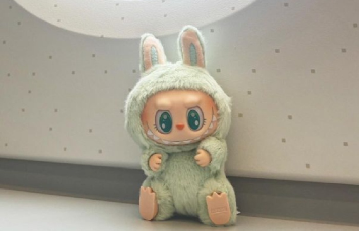 Salah satu boneka Labubu yang kini digemari banyak orang.