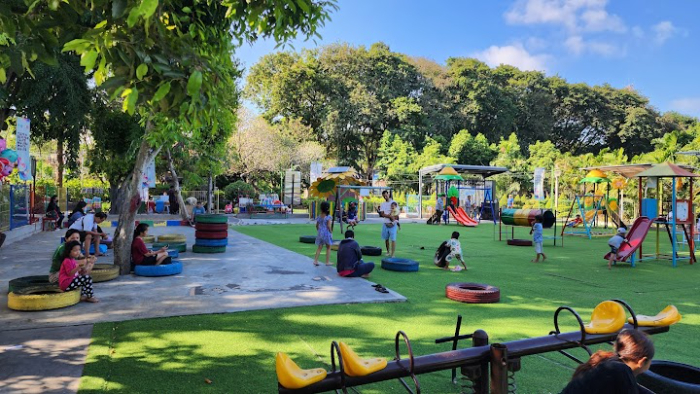Lapangan Puputan Badung, salah satu destinasi wisata gratis di tengah kota Denpasar