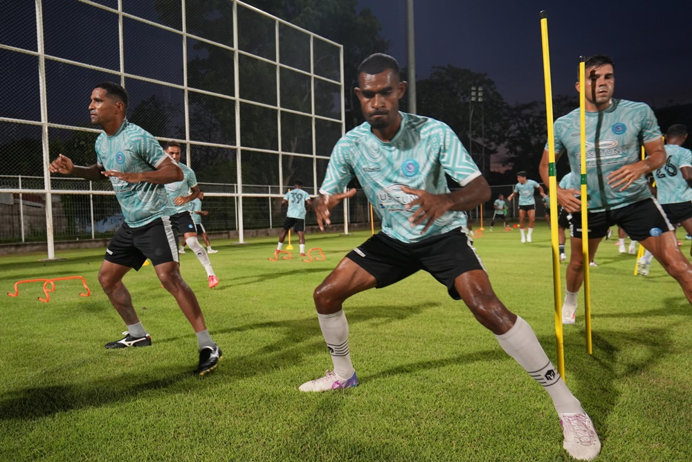 Persiapan PSBS Biak jelang lawan Bali United