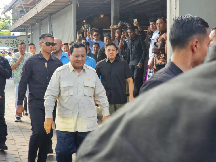 Presiden Prabowo melakukan kunjungan ke Bali